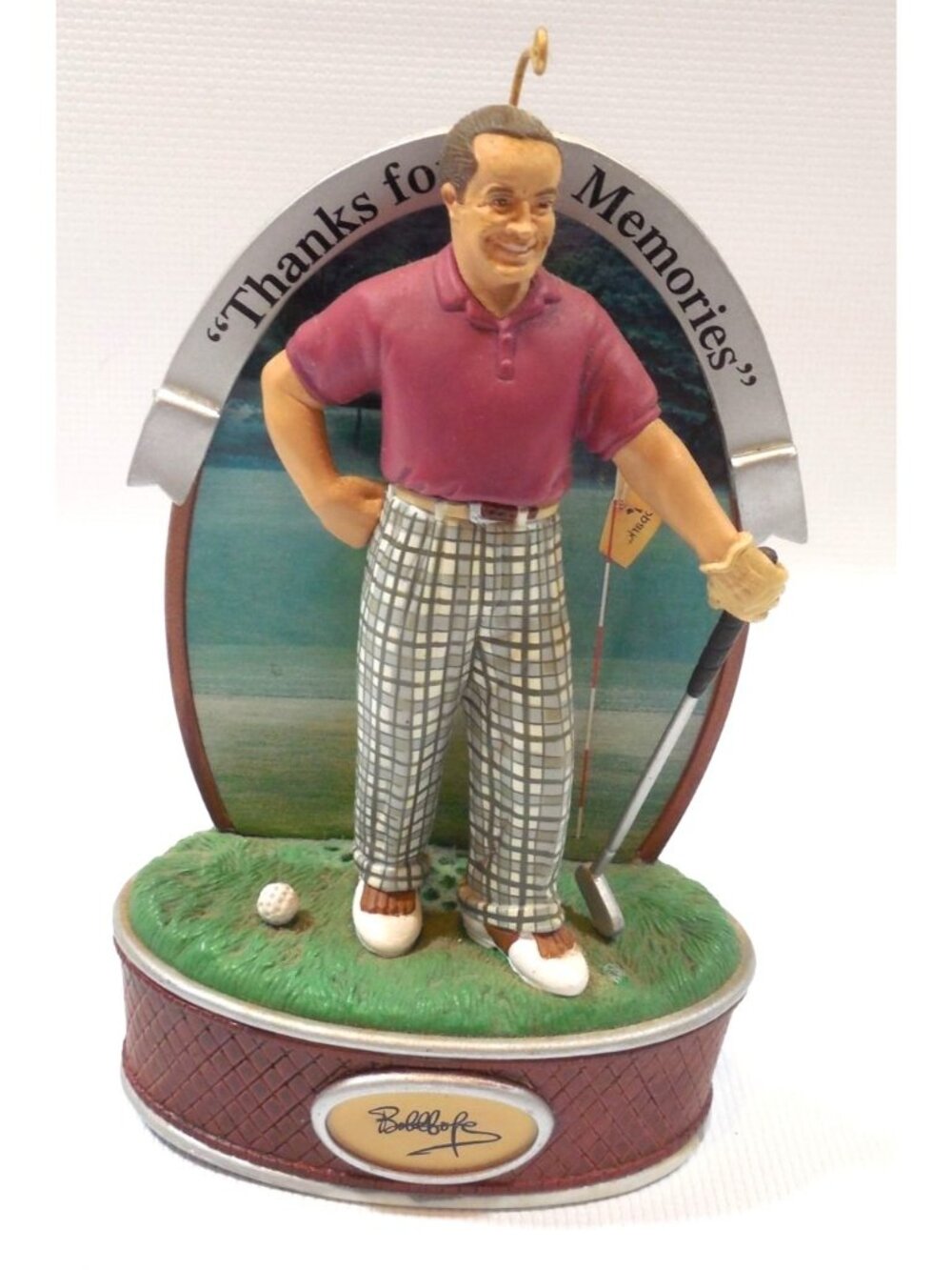 Carlton Cards Ornament music 1999 Bob‎ Hope Thanks “Fore” The Memories